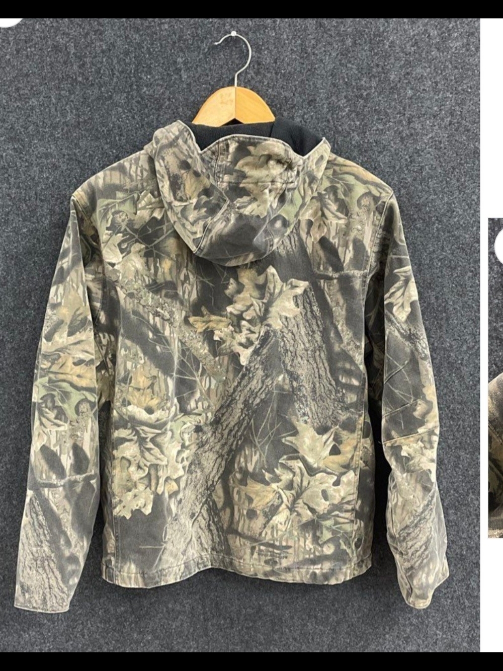 Columbia Men's Realtree Camo Hooded Jacket - Green, Brown, Tan - Picture 3 of 6